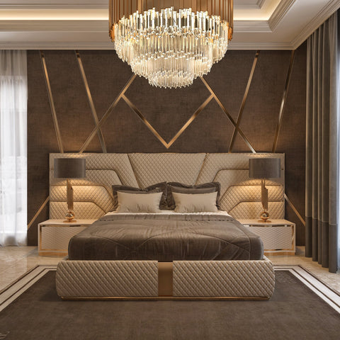 Ágy és éjjeliszekrény