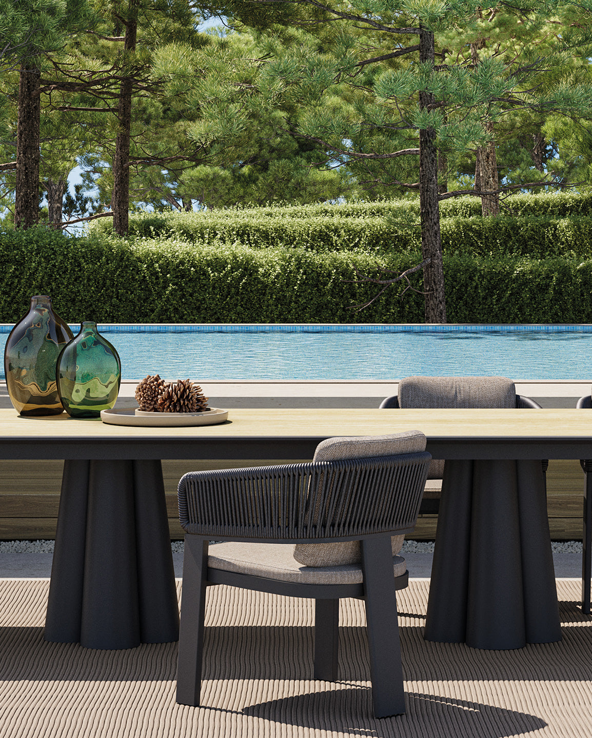 Zebrano Hungary Cayenne dining table Outdoor furniture - Zebrano Magyarorsz g Web ruh z