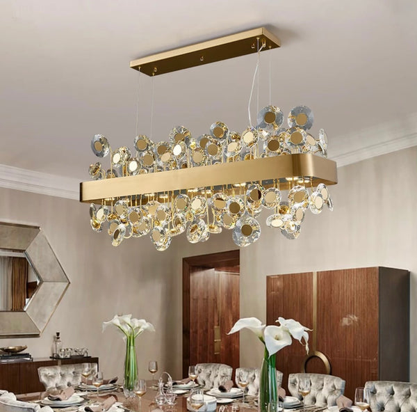 Round kristály függeszték.