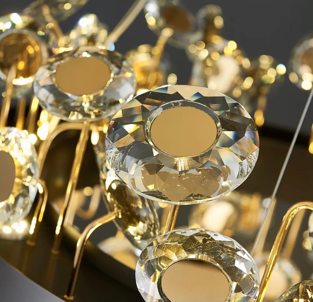 Round kristály falikar.