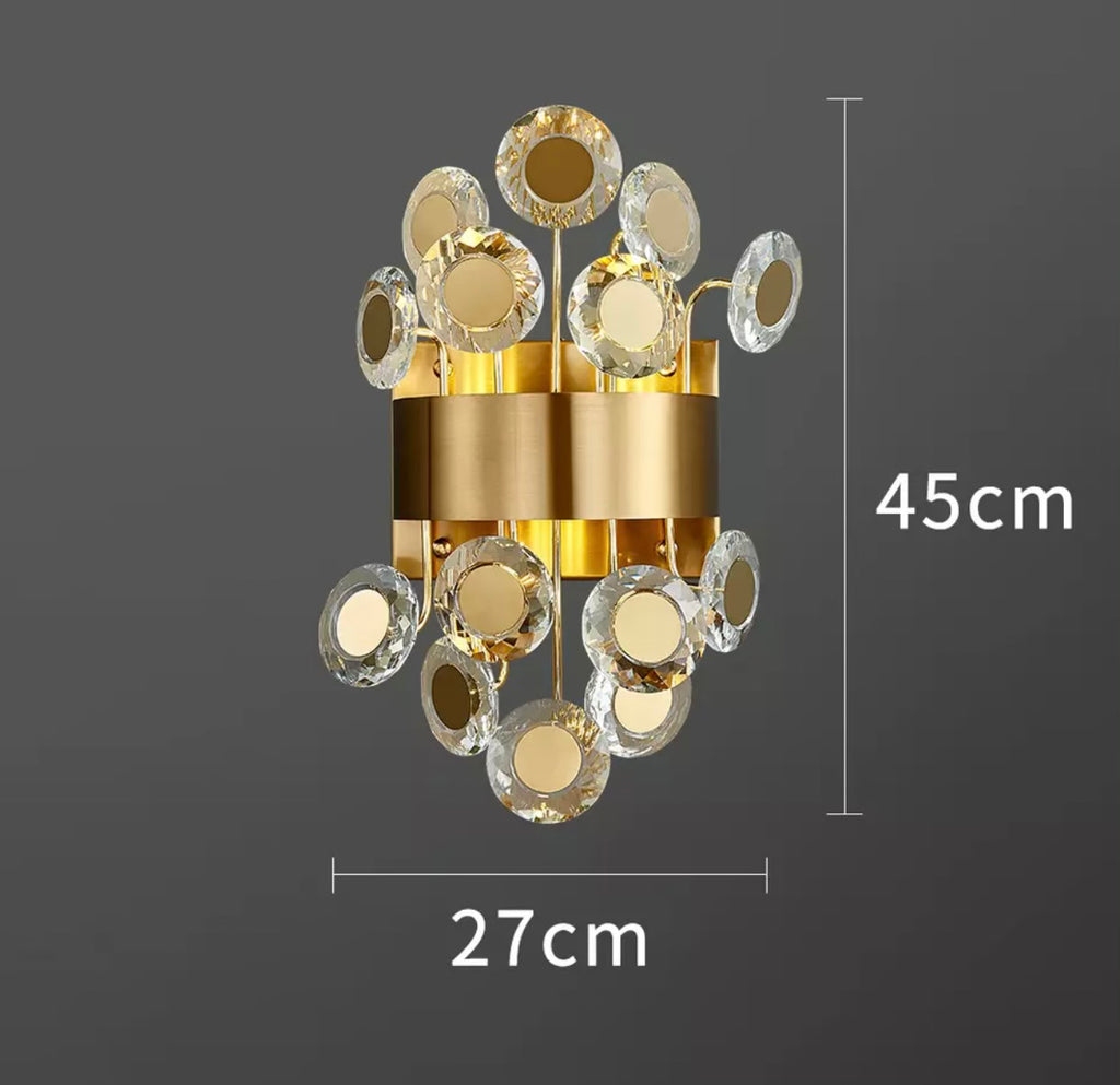 Round kristály falikar.